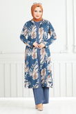 MRV B.G.S. - À Motifs Viscose Équipe Numéro de pièce 4030BGS895-M Indigo