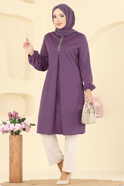 A.S.M. - A Pileli Mira Tunik ASM2835-MS Lila - 403798