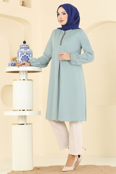 A.S.M. - A Pileli Mira Tunik ASM2835-MS Mint - 403807