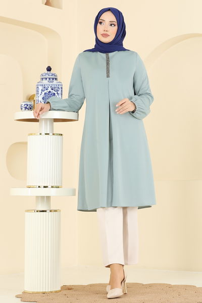 A.S.M. - A Pileli Mira Tunik ASM2835-MS Mint - 403808