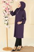 A Pileli Mira Tunik ASM2835-MS Mor - Thumbnail