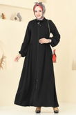 B.G.S. - Abaya 0046BG354-MS Black