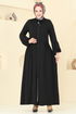 Abaya 0046BG354-MS Black - Thumbnail