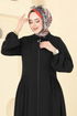 Abaya 0046BG354-MS Black - Thumbnail