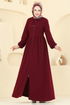 Abaya 0050BG354-MS Burgundy - Thumbnail