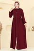 Abaya 0050BG354-MS Burgundy - Thumbnail