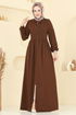 Abaya 0050BG354-MS Light Brown - Thumbnail