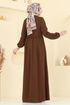 Abaya 0050BG354-MS Light Brown - Thumbnail