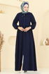 Abaya 0050BG354-MS Navy Blue - Thumbnail