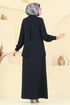 Abaya 112OZT1013-MS Navy Blue - Thumbnail