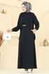Abaya 112OZT1013-MS Navy Blue - Thumbnail