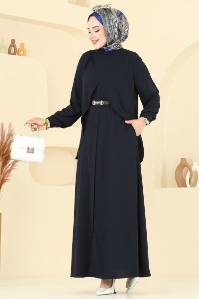 O.Z.T. - Abaya 112OZT1013-MS Navy Blue