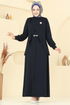 Abaya 112OZT1013-MS Navy Blue - Thumbnail