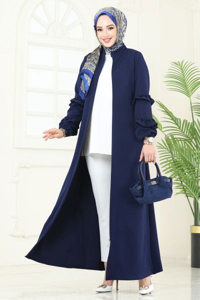 D.L.B. - Abaya 1200DLB1088-MS Navy Blue