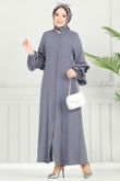 D.L.B. - Abaya 1205DLB1088-MS Gray