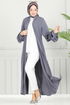 Abaya 1205DLB1088-MS Gray - Thumbnail
