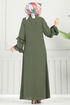 Abaya 1205DLB1088-MS Khaki - Thumbnail