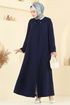 Abaya 1361BM387-MS Navy Blue - Thumbnail