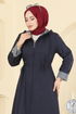 Abaya 1401ORG1169-MS Navy Blue - Thumbnail