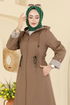 Abaya 1401ORG1169-MS Tan - Thumbnail