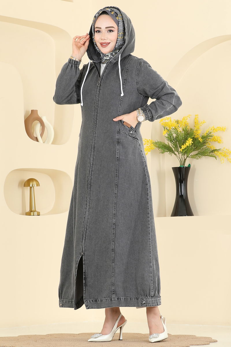 Abaya 1417ORG1169-MS Gray Jeans