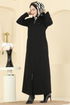 عباءة أسود 158ART1138-MS - Thumbnail