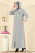 Abaya 158ART1138-MS Gray - Thumbnail
