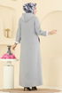 Abaya 158ART1138-MS Gray - Thumbnail