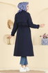 Abaya 1927TRT545-MS Navy Blue - Thumbnail