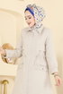 عباءة بيج 1927TRT545-MS - Thumbnail