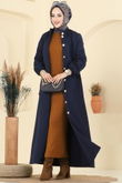 T.R.T. - Abaya 1981TRT545-MS Navy Blue