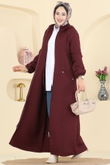 T.R.T. - Abaya 1998TRT545-MS Burgundy