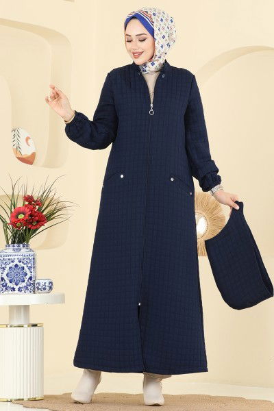 T.R.T. - Abaya 1998TRT545-MS Navy Blue