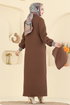 Abaya 199TRT545-MS Brown - Thumbnail