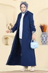 عباءة أزرق غامق 199TRT545-MS - Thumbnail
