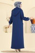 عباءة أزرق غامق 199TRT545-MS - Thumbnail