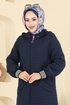 Abaya 199TRT545-MS Navy Blue - Thumbnail