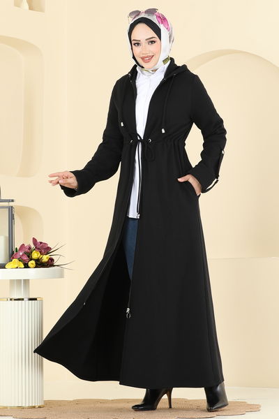 F.O.N. - Abaya 2012FON792-MS Black - 402825