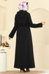 Abaya 2012FON792-MS Black - Thumbnail