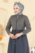 Abaya 2017FON792-MS Navy Blue&Vision - Thumbnail