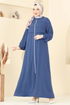 Abaya 2018MEY846-MS Indigo - Thumbnail