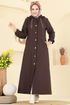 Abaya 2070DFL152-MS Brown - Thumbnail
