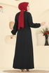 Abaya 2154OZT1013-MS Black - Thumbnail