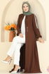 عباءة بني 2195SL432-MS - Thumbnail