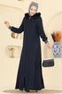Abaya 2229OZT1013-MS Navy Blue - Thumbnail