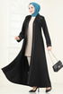 Abaya 2247EDM718-MS Black - Thumbnail