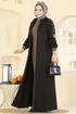 Abaya 2252OZT1013-MS Black - Thumbnail