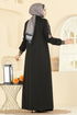 Abaya 2252OZT1013-MS Black - Thumbnail