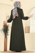 عباءة اخضر عفني 2252OZT1013-MS - Thumbnail