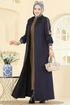 Abaya 2252OZT1013-MS Navy Blue - Thumbnail